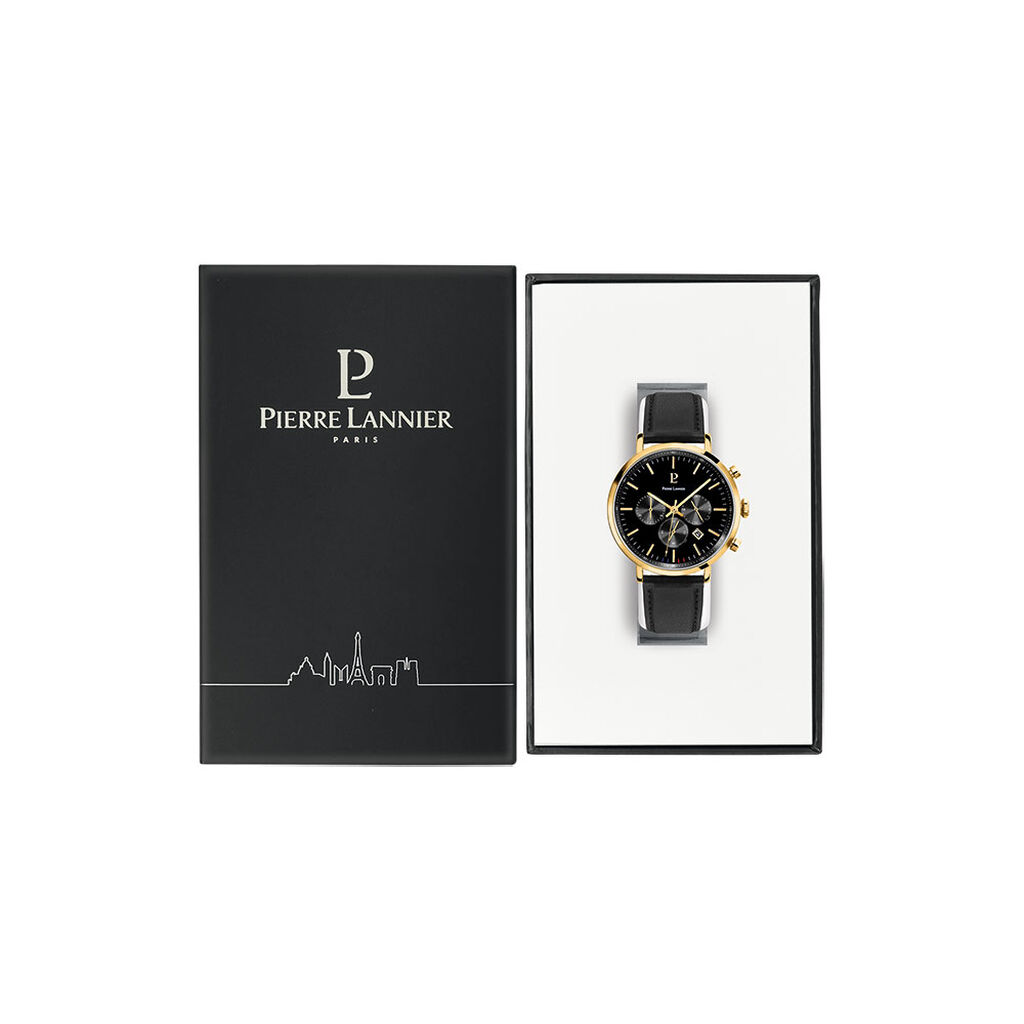 Montre Pierre Lannier Baron Noir - Montres Homme | Histoire d’Or