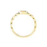 Bague Chain Or Jaune Topaze - Bagues solitaires Femme | Histoire d&rsquo;Or