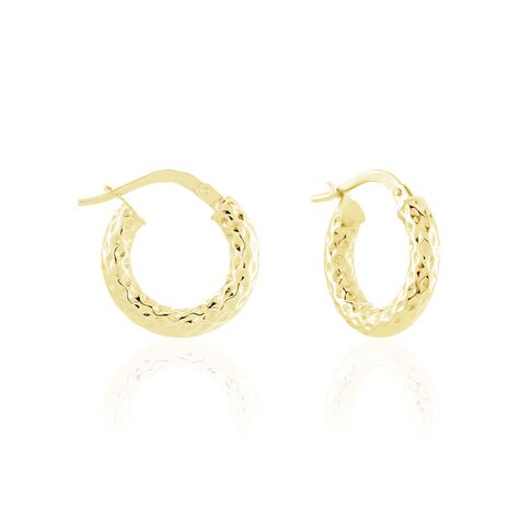 Créoles Udara Or Jaune - Boucles d'oreilles créoles Femme | Histoire d’Or