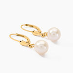 Boucles D'oreilles Pendantes Cecilius Or Jaune Perle De Culture - Boucles d'oreilles pendantes Femme | Histoire d&rsquo;Or