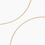 Cha&icirc;ne Ixia Maille Gourmette Diamantee Or Jaune - Chaines Femme | Histoire d&rsquo;Or