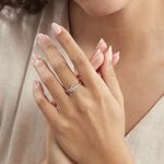 Bague Carey Or Blanc Diamant - Bagues avec pierre Femme | Histoire d&rsquo;Or