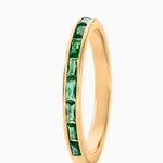 Bague Plaqu&eacute; Or Jai Oxyde De Zirconium - Bagues avec pierre Femme | Histoire d&rsquo;Or