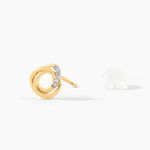 Boucles D'oreilles Puces Syrena Or Jaune Diamant - Boucles d'oreilles pendantes Femme | Histoire d&rsquo;Or