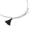 Bracelet Jonc Sibel Argent Blanc - Bracelets fantaisie Femme | Histoire d’Or