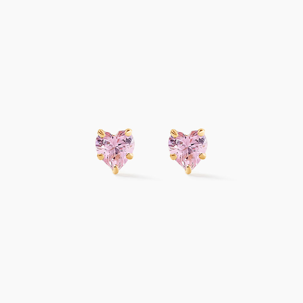 Boucles D'oreilles Puces Daria Or Jaune Oxyde - Clous d'oreilles Femme | Histoire d’Or