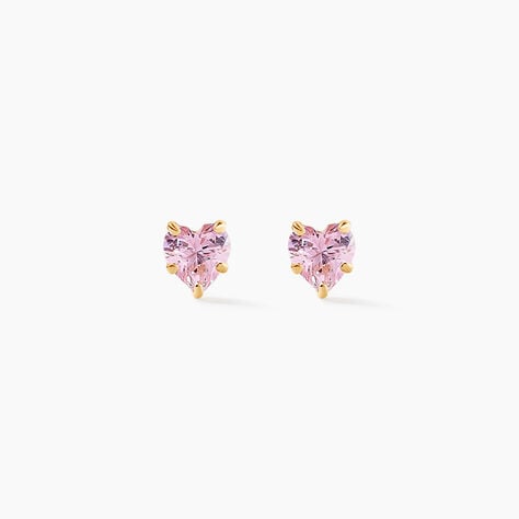 Boucles D'oreilles Puces Daria Or Jaune Oxyde - Clous d'oreilles Femme | Histoire d’Or