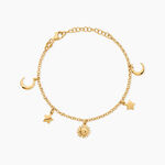 Bracelet Naoise Argent Dor&eacute; A L'Or 750/1000 - Bijoux sans pierre Femme | Histoire d&rsquo;Or