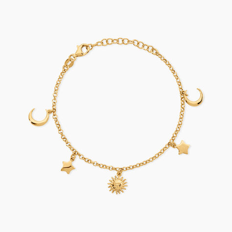 Bracelet Naoise Argent Dor&eacute; A L'Or 750/1000 - Bijoux sans pierre Femme | Histoire d&rsquo;Or