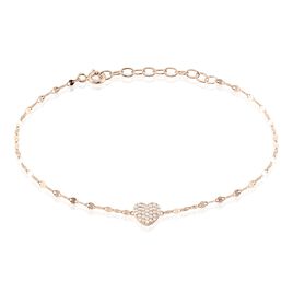 Bracelet Argent Rose Varinia Oxydes De Zirconium - Bracelets fantaisie Femme | Histoire d’Or