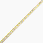 Bracelet Nuriaae Argent Jaune - Bracelets cha&icirc;ne Femme | Histoire d&rsquo;Or