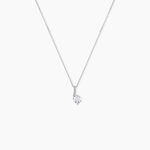 Collier Olly Or Blanc Oxyde De Zirconium - Colliers Femme | Histoire d&rsquo;Or