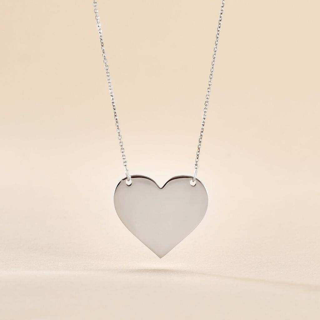 Collier Breanin Or Blanc - Colliers Naissance Femme | Histoire d&rsquo;Or