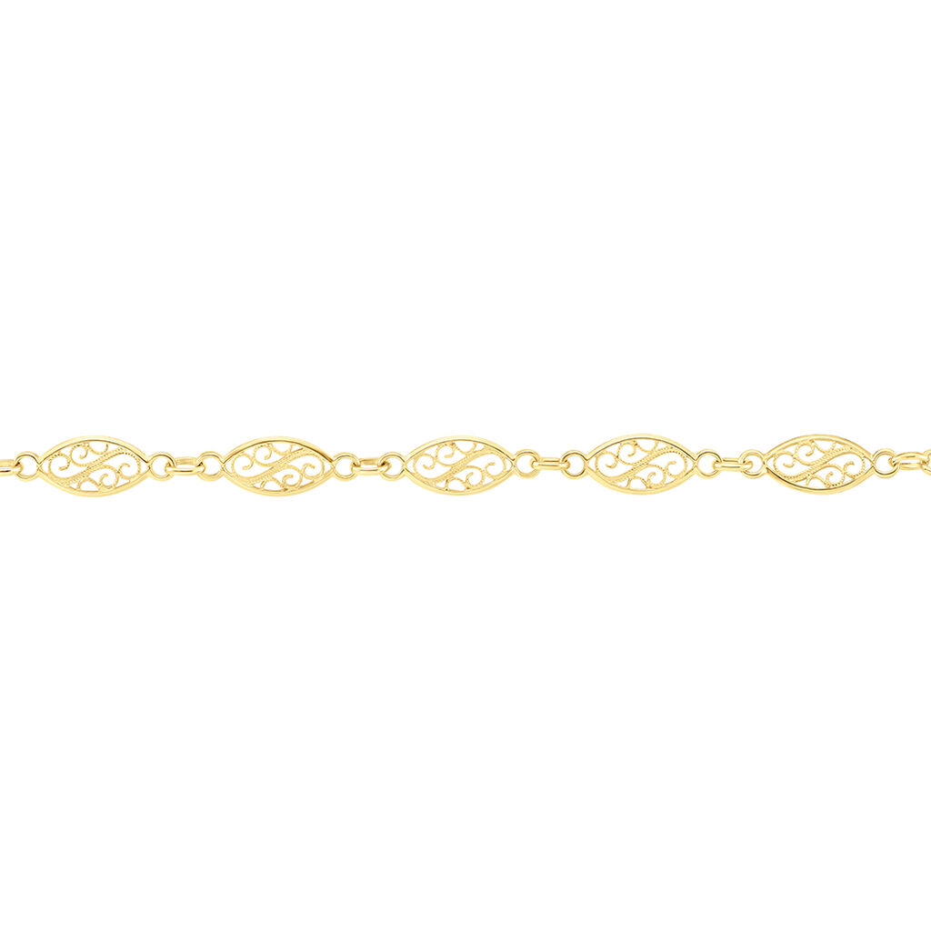 Bracelet Golden Filia Or Jaune - Bracelets chaîne Femme | Histoire d’Or