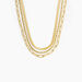Collier Thika Acier Jaune - Colliers fantaisie Femme | Histoire d’Or