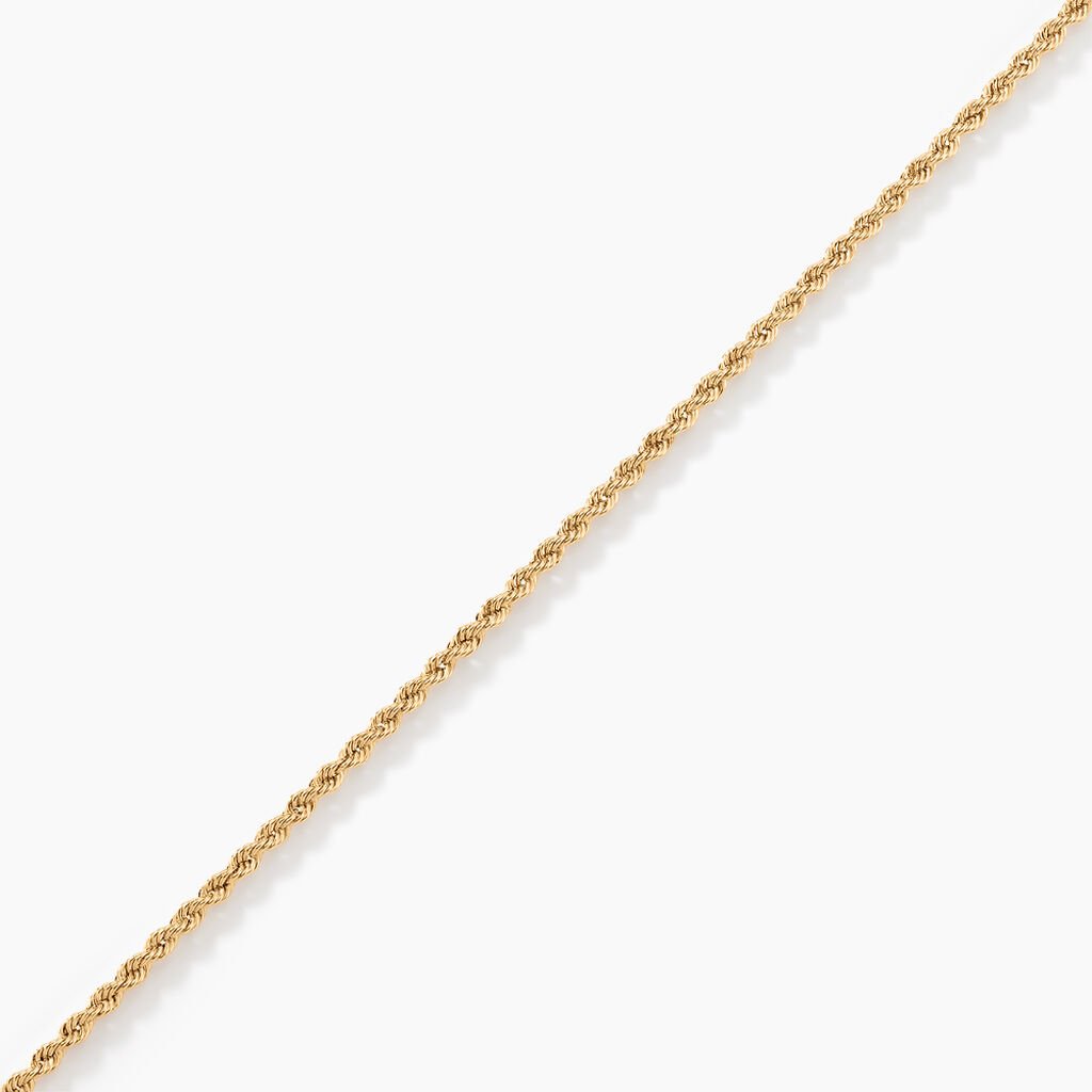 Bracelet Jerry Maille Corde Or Jaune - Bracelets chaîne Femme | Histoire d’Or