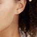 Boucles D'oreilles Puces Doreen Carre Or Blanc Oxyde De Zirconium - Clous d'oreilles Femme | Histoire d’Or
