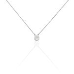 Collier Audrey-rose Argent Blanc - Colliers fantaisie Femme | Histoire d&rsquo;Or