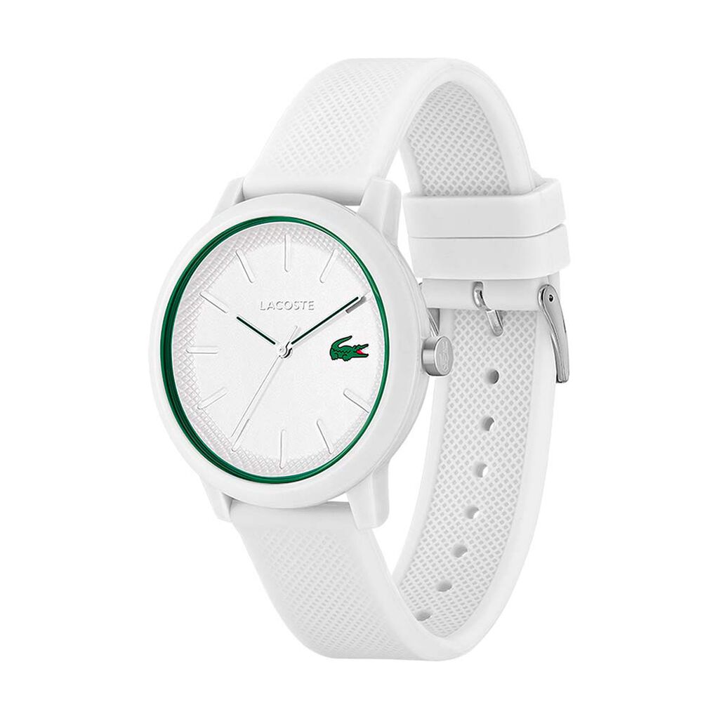 Montre Lacoste 12.12 Blanc - Montres Homme | Histoire d&rsquo;Or