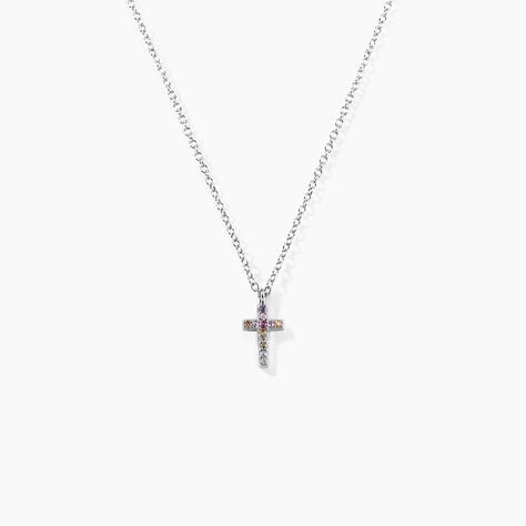Collier Haïvy Argent Blanc Oxyde De Zirconium - Colliers fantaisie Femme | Histoire d’Or
