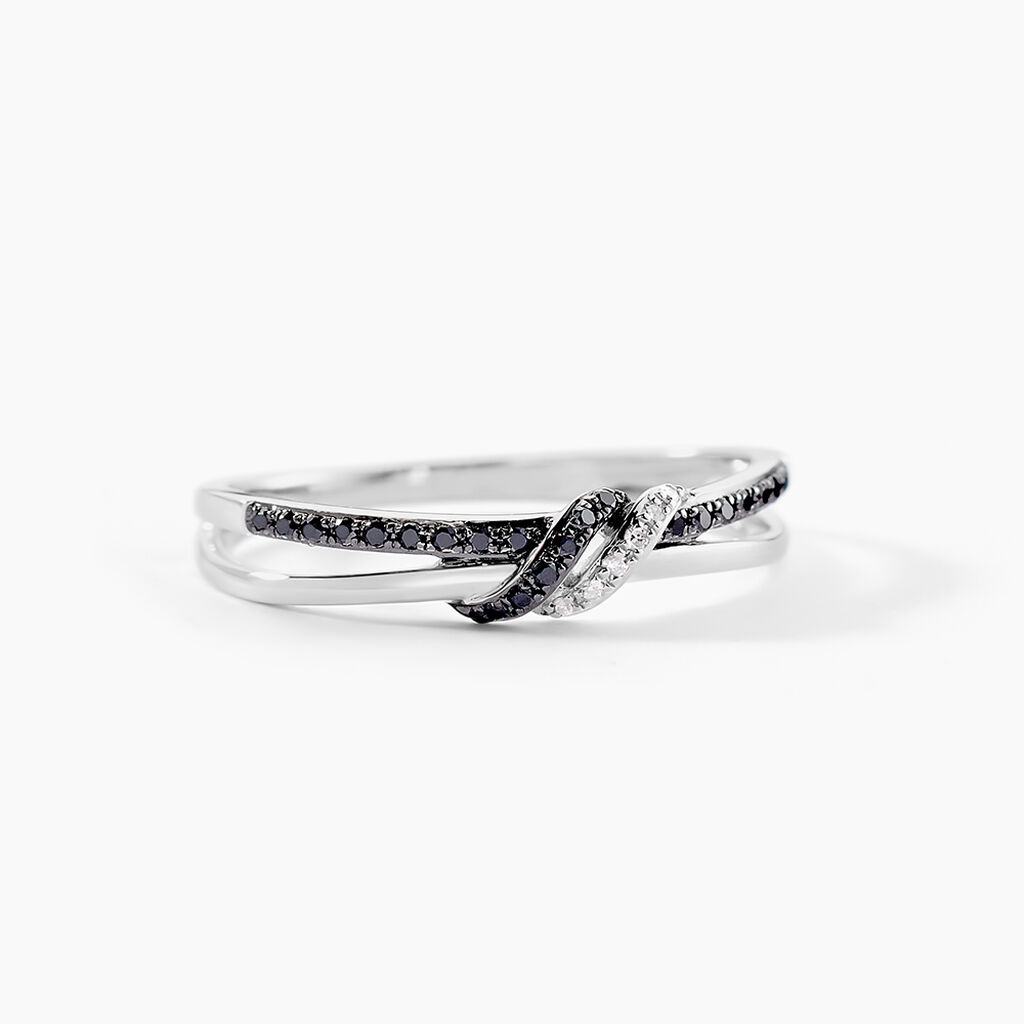 Bague Marina Or Blanc Diamant - Bagues avec pierre Femme | Histoire d’Or