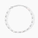Bracelet Argent Bede Perles De Culture - Bracelets Femme | Histoire d&rsquo;Or