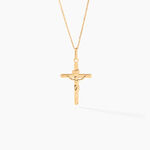 Pendentif Haley Croix Or Jaune - Pendentifs Communion Unisex | Histoire d&rsquo;Or