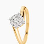 Bague Solitaire Lysia Or Jaune Diamant - Bagues solitaires Femme | Histoire d&rsquo;Or