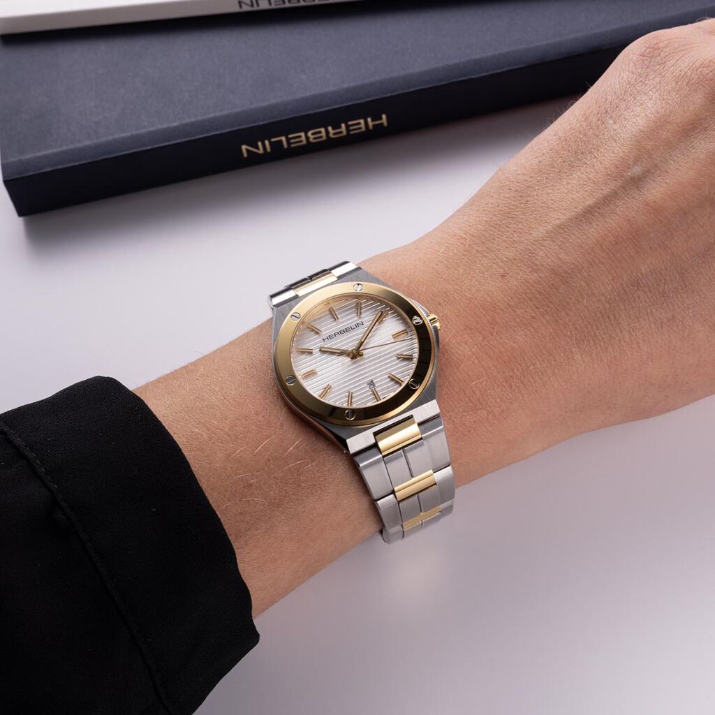 Montre Herbelin Cap Camarat Blanc - Montres Femme | Histoire d’Or