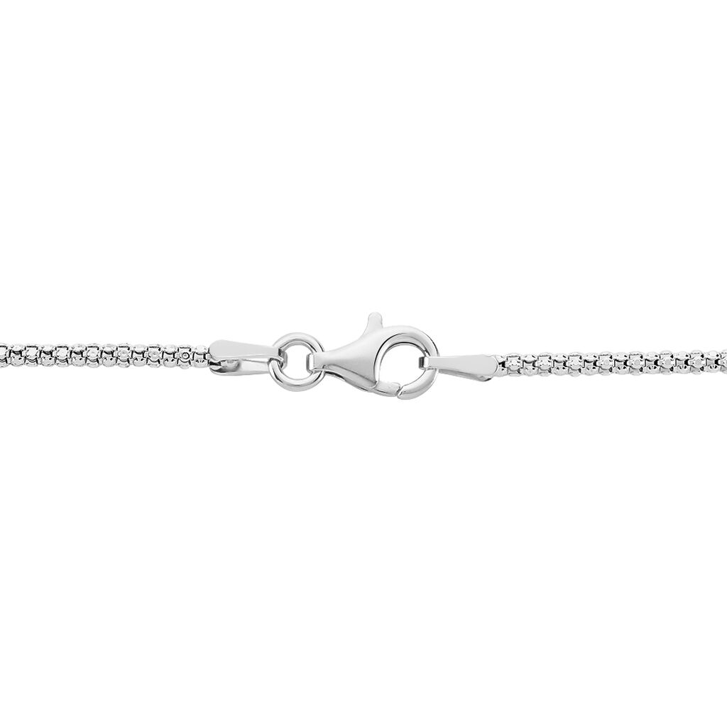 Collier Nahila Argent Blanc - Chaines Femme | Histoire d&rsquo;Or