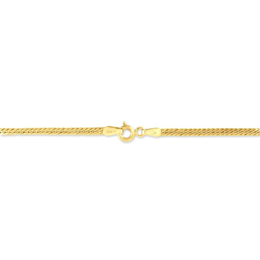 Bracelet Or Jaune Izel Maille Anglaise - Bracelets chaîne Femme | Histoire d’Or