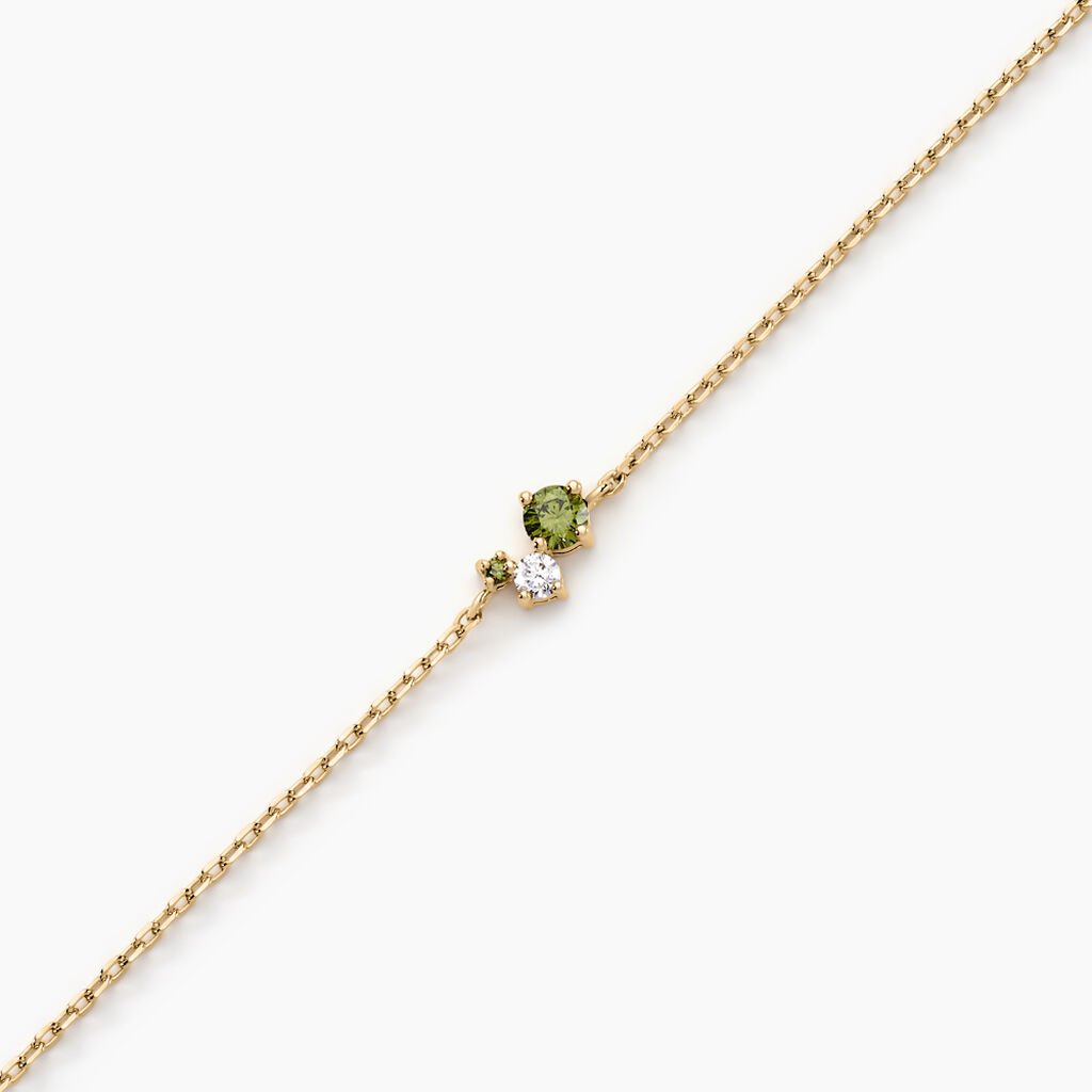 Bracelet Sharleen Plaqué Or Jaune Oxyde De Zirconium - Bracelets Femme | Histoire d’Or