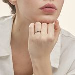 Bague Lilybeth Or Blanc Diamant - Bagues avec pierre Femme | Histoire d&rsquo;Or