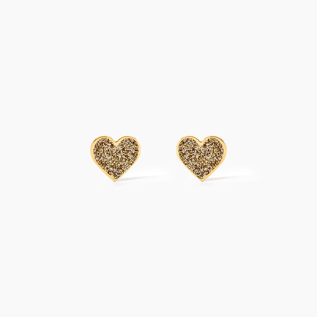 Boucles D'oreilles Puces Marta Or Jaune - Clous d'oreilles Femme | Histoire d&rsquo;Or
