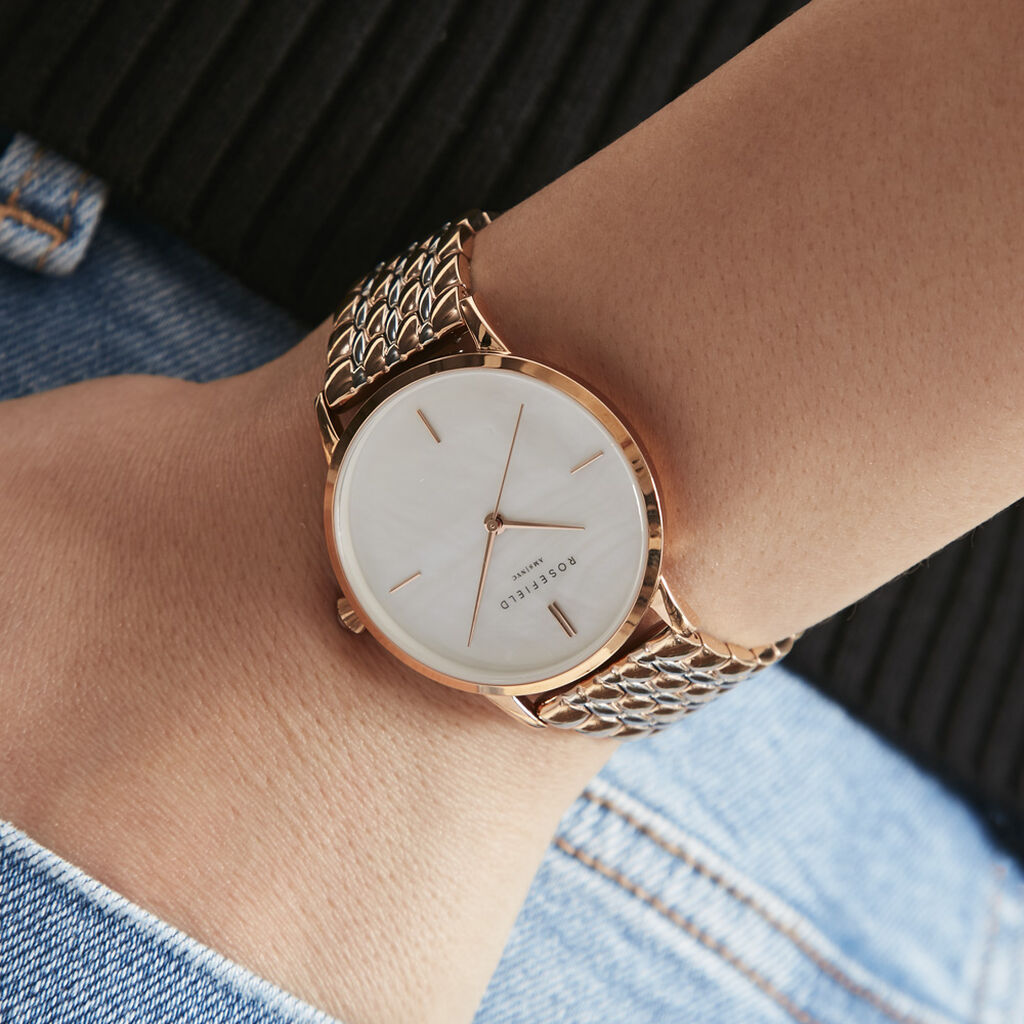 Montre Rosefield Pearl Edit Blanc - Montres Femme | Histoire d’Or