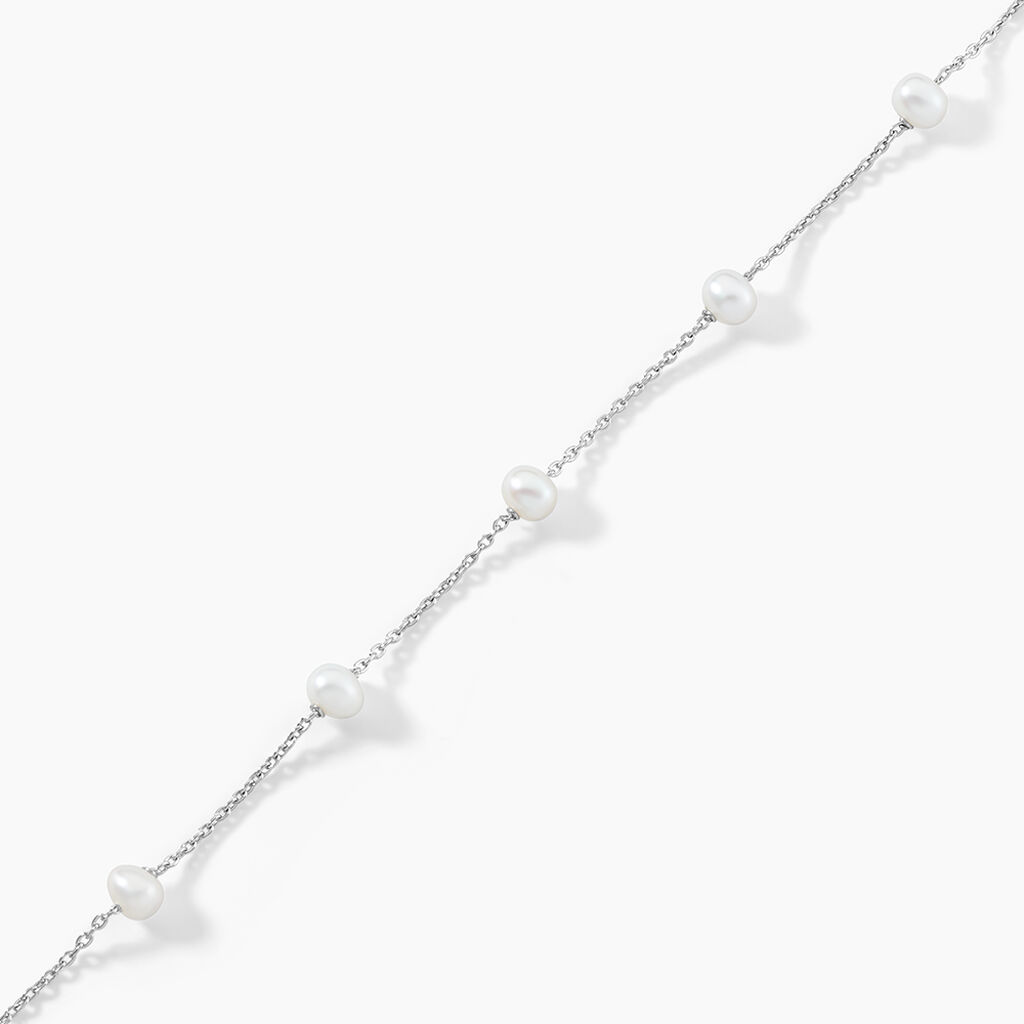 Bracelet Perlita Argent Blanc Perle De Culture - Bracelets Femme | Histoire d&rsquo;Or