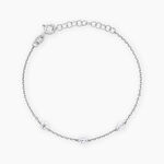 Bracelet Noha Argent Blanc Oxyde De Zirconium - Bracelets Femme | Histoire d&rsquo;Or