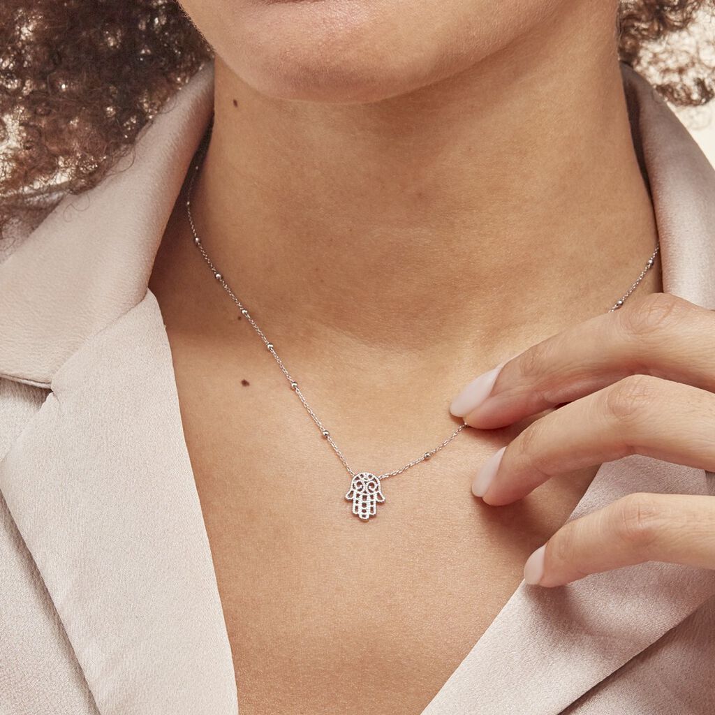 Collier Argent Melloney - Colliers fantaisie Femme | Histoire d’Or