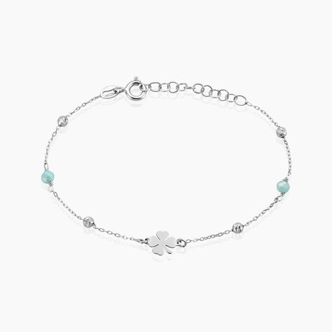 Bracelet Onelia Argent Blanc Cristal - Bracelets Femme | Histoire d&rsquo;Or