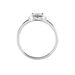 Bague Solitaire Trifine Argent Oxyde De Zirconium - Bagues solitaires Femme | Histoire d’Or