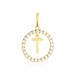 Pendentif Gabe Or Jaune Oxyde De Zirconium - Pendentifs Femme | Histoire d’Or