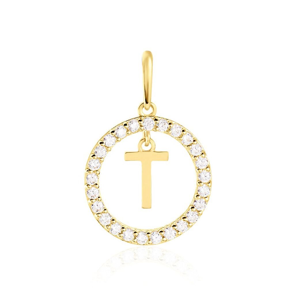 Pendentif Gabe Or Jaune Oxyde De Zirconium - Pendentifs Femme | Histoire d’Or