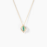 Collier Shahara Or Jaune Emeraude - Colliers Femme | Histoire d&rsquo;Or