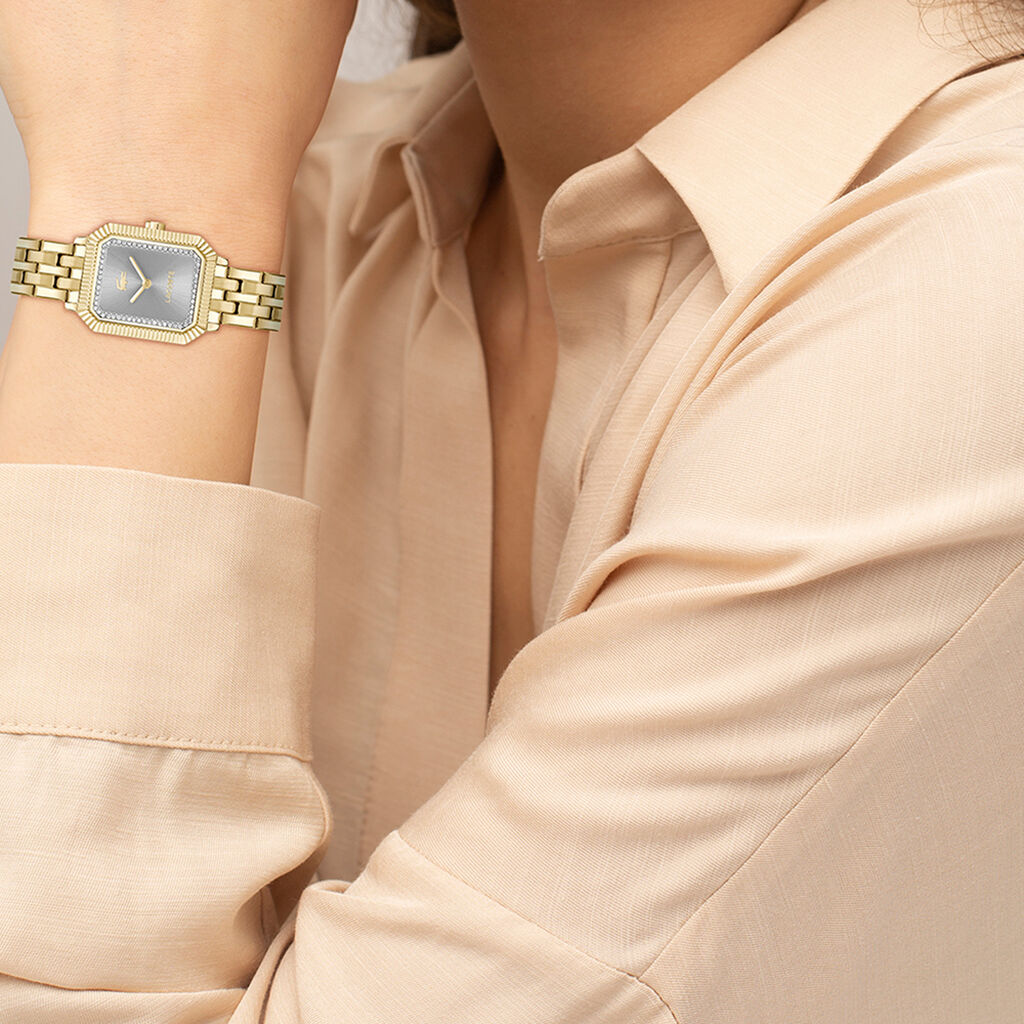 Montre Lacoste Parisienne Gris - Id&eacute;es cadeaux Femme | Histoire d&rsquo;Or