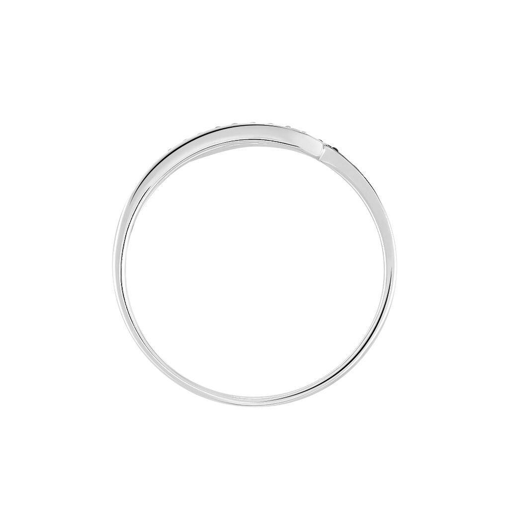 Bague Nazima Or Blanc Diamant - Bagues avec pierre Femme | Histoire d’Or
