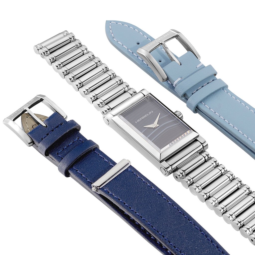 Coffret De Montre Herbelin Antares Bleu - Montres Femme | Histoire d’Or