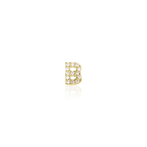 Boucle D'oreille Puce Unitaire Jodoca Or Jaune Oxyde De Zirconium - Clous d'oreilles Femme | Histoire d’Or