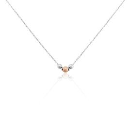 Collier Argent Bicolore Wilmart - Colliers fantaisie Femme | Histoire d’Or