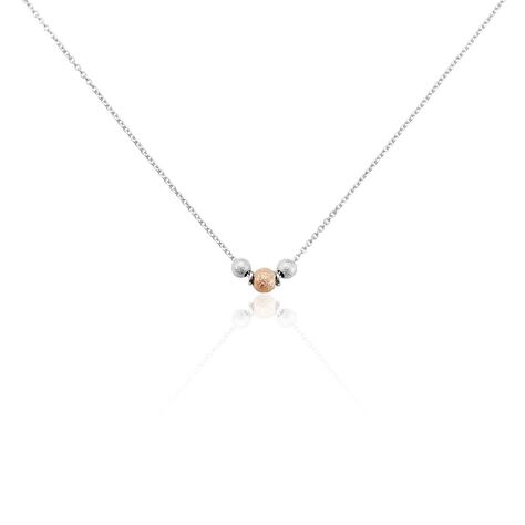 Collier Argent Bicolore Wilmart - Colliers fantaisie Femme | Histoire d’Or
