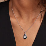 Collier Boyce Argent Blanc C&eacute;ramique Oxyde De Zirconium - Colliers fantaisie Femme | Histoire d&rsquo;Or